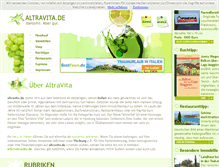 Tablet Screenshot of altravita.de